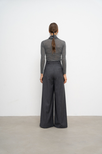 Блуза Elema 2К-12273-1-164 серый - фото 4