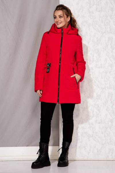 Куртка Beautiful&Free 4083 красный - фото 5