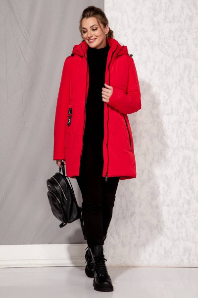 Куртка Beautiful&Free 4083 красный - фото 3