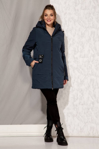 Куртка Beautiful&Free 4083 темно-синий - фото 6