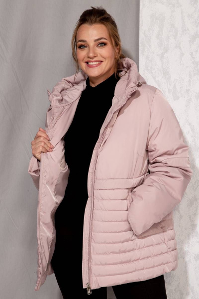 Куртка Beautiful&Free 4086 пудра - фото 2