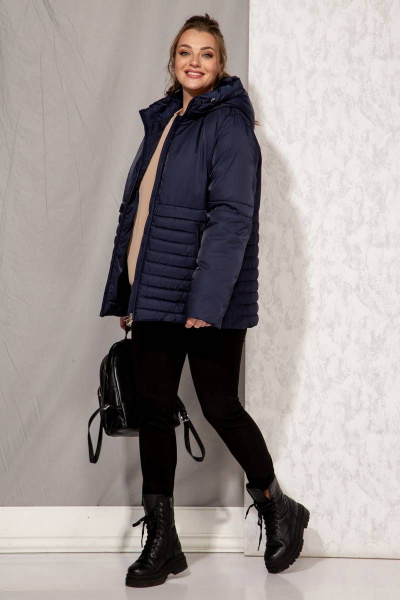 Куртка Beautiful&Free 4086 темно-синий - фото 2