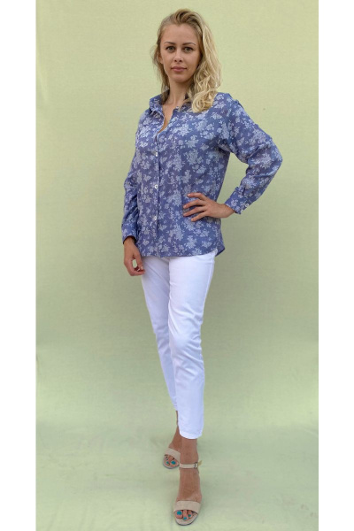 Рубашка Friends 1-012FR-2-0 голубой - фото 7