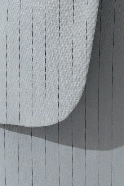 Костюм 2-ка деловой жакет и юбка летний большие размеры Панда 88510w мятный - фото 3