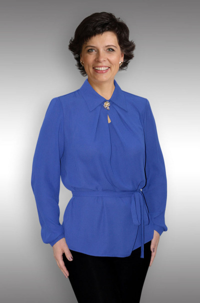 Блуза Таир-Гранд 62195 василек - фото 1