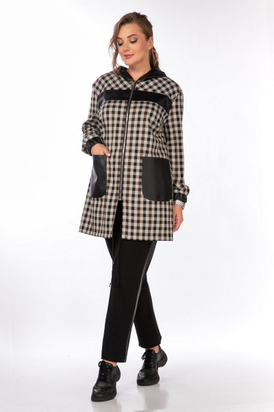 Брюки, рубашка Belinga 2255 черный_клетка - фото 1