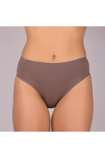 Гладкие трусы из эластичного трикотажа и хлопка Verally 102-1 перец - фото 1