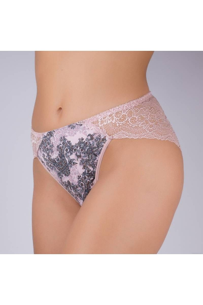 Трусы из эластичного полотна с кружева и мягкой отделкой Verally 1038-4 бриджит - фото 3