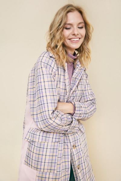 Пальто Art Ribbon M3742K - фото 5