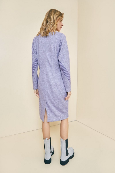 Демисезонное платье из шифона с валанами Art Ribbon M3757P - фото 3