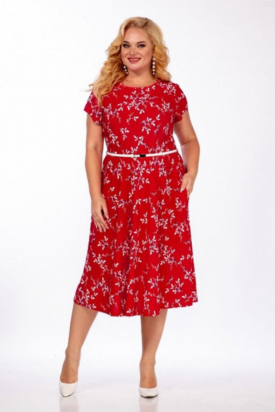 Платье TrikoTex Stil М14-19 красный - фото 1