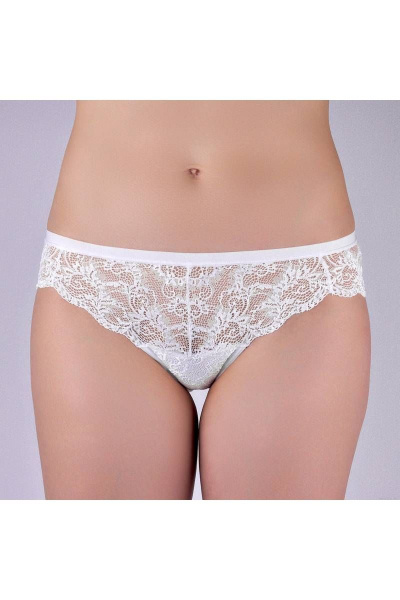 Трусы из кружева с классической посадкой Verally 1158-1 белый - фото 1