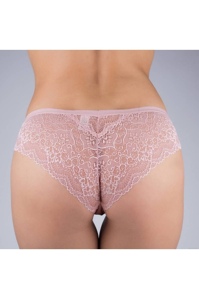 Трусы кружевные розовые для ежедневного использования Verally 1158-1 лотос - фото 2