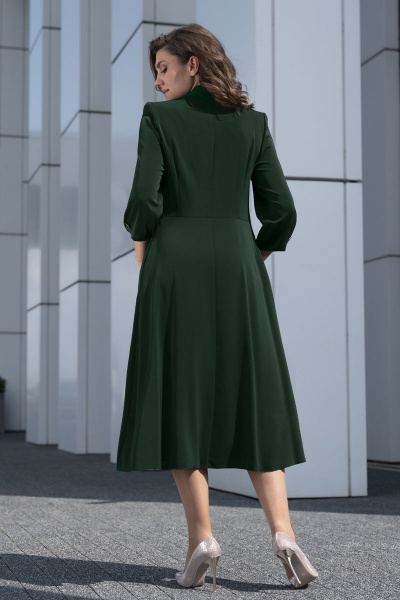 Вечернее платье из костюмной ткани с карманами и молнией Avanti 1237-2 - фото 2