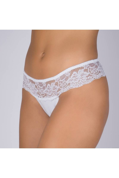 Трусы кружевные белые для комфортного дня Verally 131-5 белый - фото 3