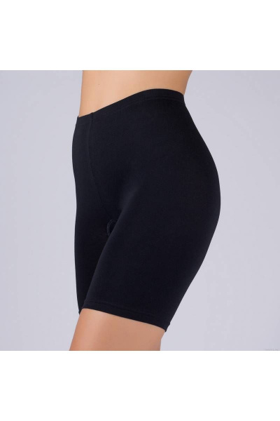 Панталоны из трикотажного хлопка с кружевной отделкой Verally 175М-1 черный - фото 3