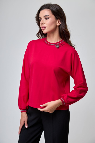 Джемпер T&N 7315 красный - фото 3