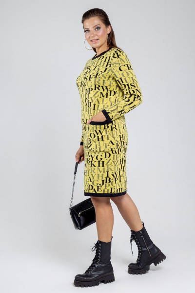 Платье BONADI 1567 желтый - фото 3