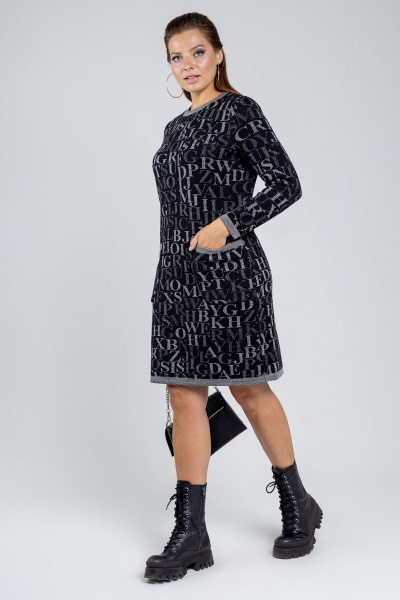 Платье BONADI М-1567 черный - фото 5