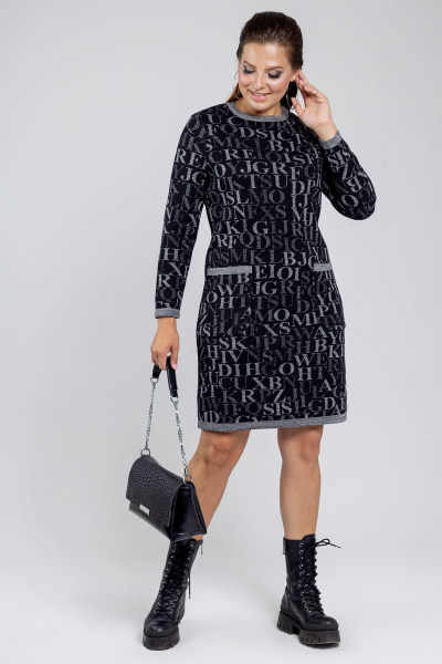 Платье BONADI М-1567 черный - фото 4