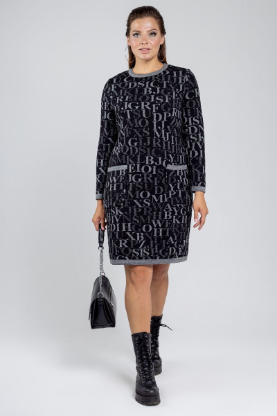 Платье BONADI М-1567 черный - фото 3