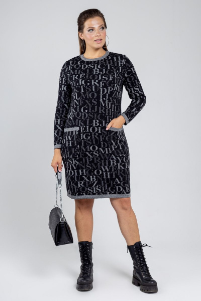 Платье BONADI М-1567 черный - фото 1