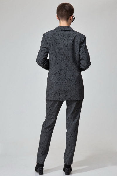 Деловой костюм оверсайз жакет и брюки Angelina & Сompany 762 - фото 2