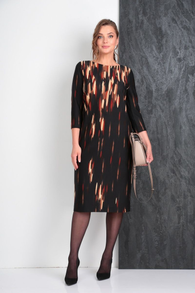 Платье Vilena 818 терракот - фото 10