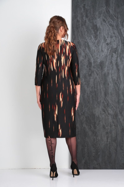 Платье Vilena 818 терракот - фото 2