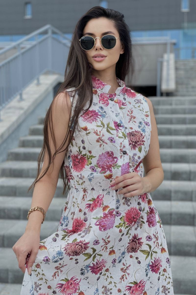 Платье Pavlova 006 цветы - фото 2