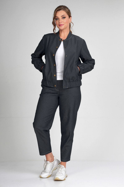 Брюки, куртка Liona Style 848 черный - фото 1
