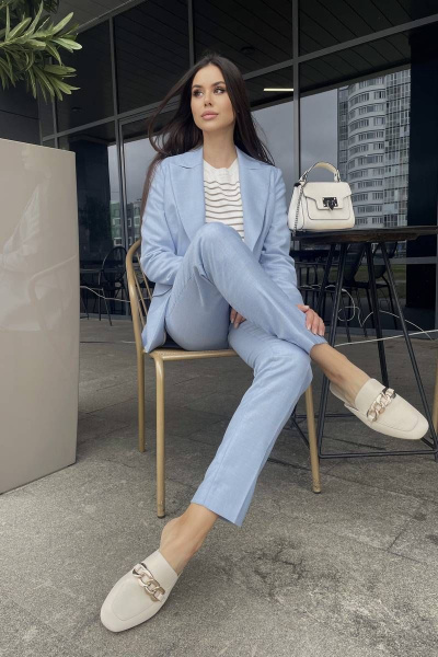 Джемпер Garsonnier 14004012 полоска_беж - фото 3