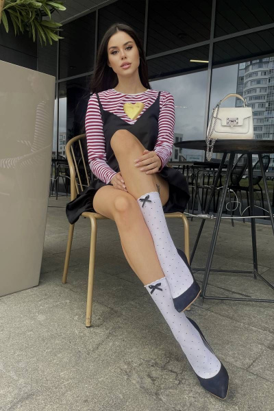 Платье Garsonnier 15005002 черный - фото 2