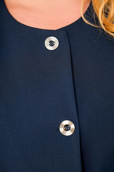 Брюки, жакет, топ Swallow 604 королевский_синий+олива - фото 6