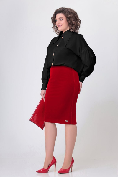 Блуза Swallow 501 черный - фото 4