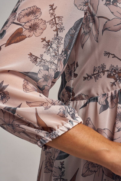 Платье IVA 1429 цветы - фото 4