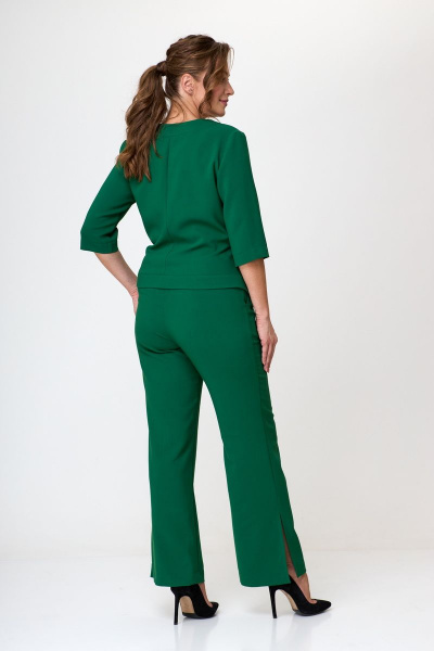 Брюки, жакет Michel chic 1290 изумруд - фото 2