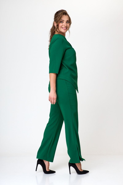 Брюки, жакет Michel chic 1290 изумруд - фото 5