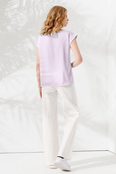 Блуза Панда 50040w лиловый - фото 2
