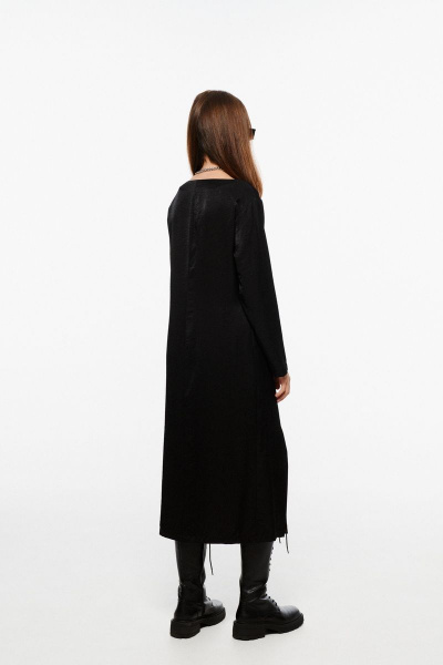 Элегантное платье с декоративными подрезами и разрезом MilMil 1077 Марсель - фото 14