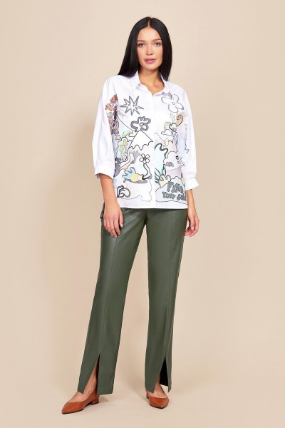 Блуза Kaloris 1919 белый - фото 1