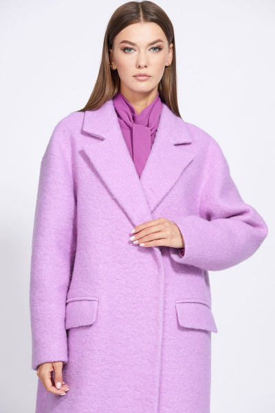 Пальто EOLA 2249 сирень - фото 7