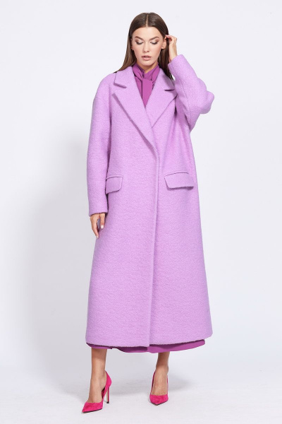Пальто EOLA 2249 сирень - фото 6