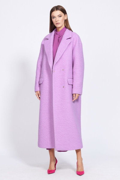 Пальто EOLA 2249 сирень - фото 3