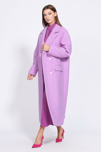 Пальто EOLA 2249 сирень - фото 2