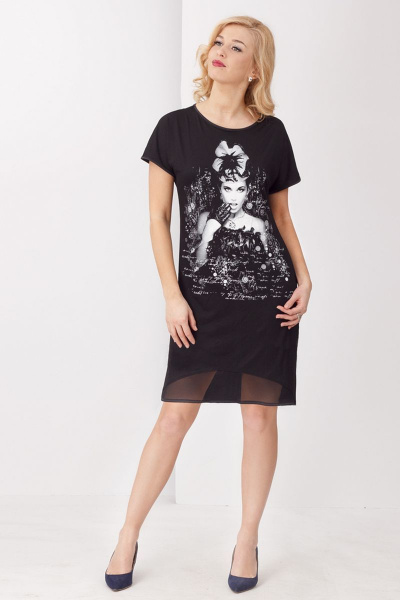 Туника Belarusachka С3537Ю черный - фото 1