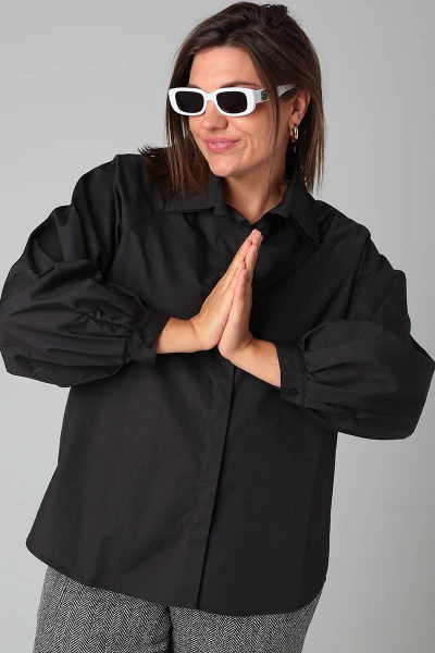 Рубашка GRATTO 4246 черный - фото 1