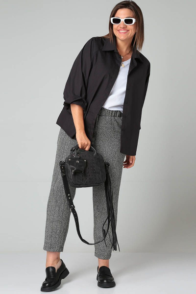 Рубашка GRATTO 4246 черный - фото 3