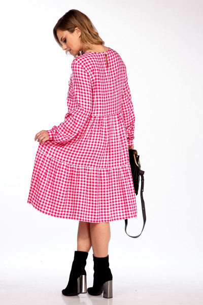 Платье Michel chic 2107 розовый - фото 2