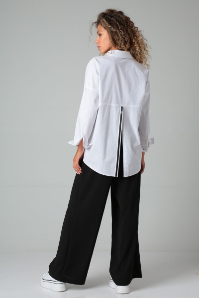 Рубашка DOGGI 0133 белый - фото 3